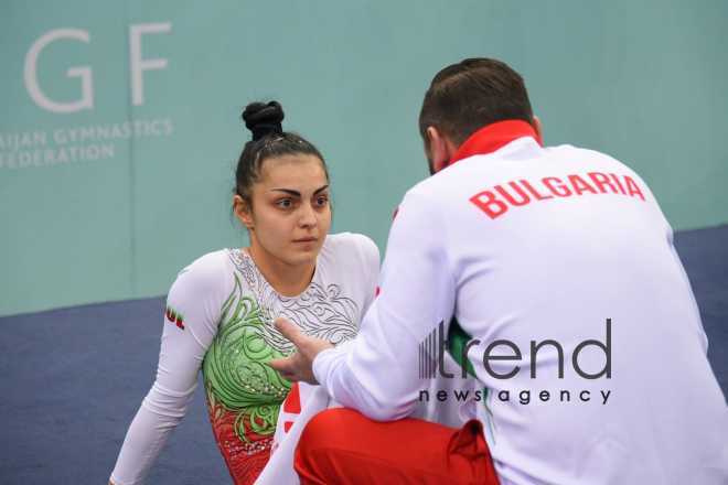 Bakıda batut gimnastikası üzrə Dünya Kubokunun açılış mərasimi keçirilib Azərbaycan Bakı 18 Fevral 2023
